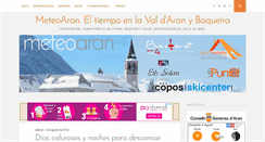 Desktop Screenshot of meteoaran.com